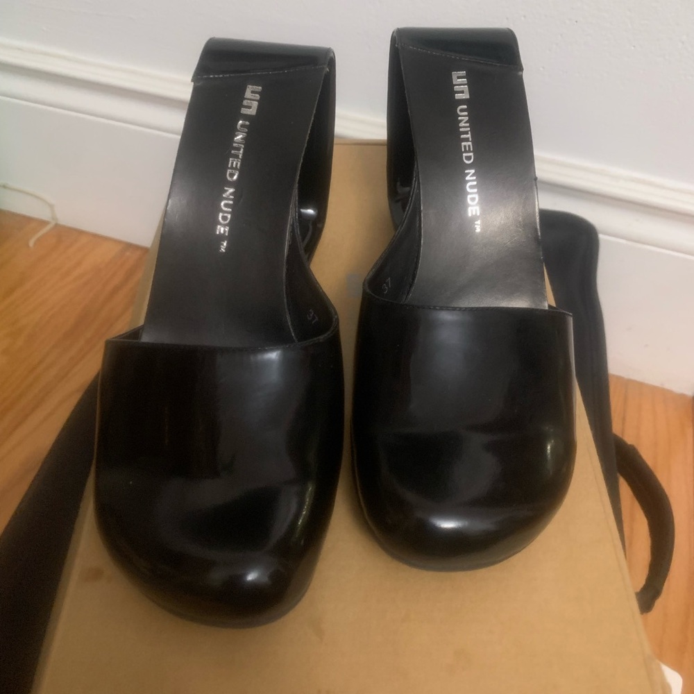 United Nude Black Mobius High with dust bags and box